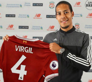 Virgil Van Dijk Dons the Liverpool Attire for Record-Breaking £75 Million